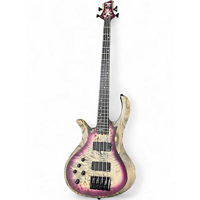 Used Schecter Guitar Research Riot 4 String Purple Electric Bass Guitar