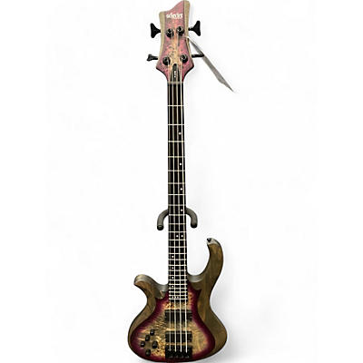 Schecter Guitar Research Used Schecter Guitar Research Riot 4 String left handed Aurora Burst  Electric Bass Guitar