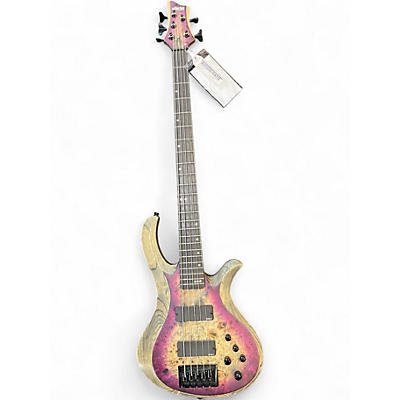 Used Schecter Guitar Research Riot 5 Purple Solid Body Electric Guitar