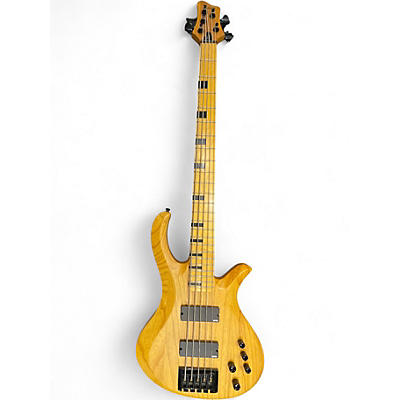 Used Schecter Guitar Research Riot 5 Session Natural Electric Bass Guitar