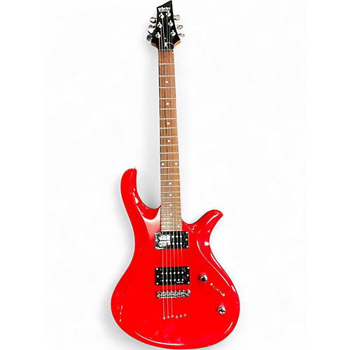 Used Schecter Guitar Research Riot 6 Red Solid Body Electric Guitar Red