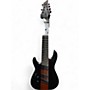 Used Schecter Guitar Research Rob Scallon C8 Black Solid Body Electric Guitar Black