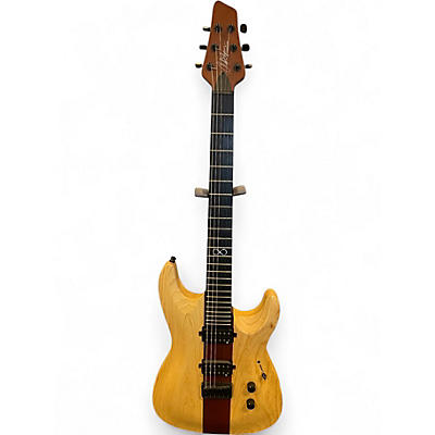 Used Schecter Guitar Research Rob Scallon Chapman Brown Solid Body Electric Guitar