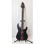 Used Schecter Guitar Research Used Schecter Guitar Research Rob Scallon Signature Satin Black Solid Body Electric Guitar Satin Black