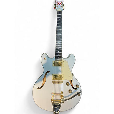 Used Schecter Guitar Research Robin Zander Signature Corsair Gloss White Solid Body Electric Guitar