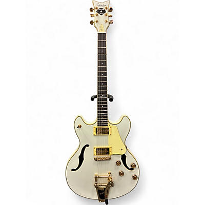 Used Schecter Guitar Research Robin Zander Signature Corsair WHITE Solid Body Electric Guitar