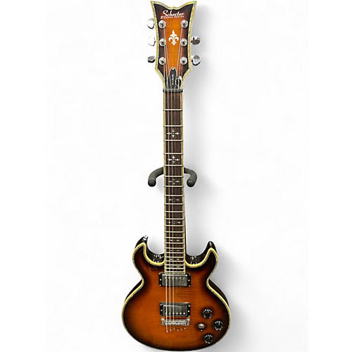 Used Schecter Guitar Research S-1 ELITE 3 Tone Sunburst Solid Body Electric Guitar 3 Tone Sunburst