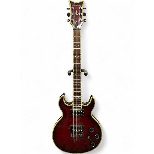 Used Schecter Guitar Research S-1 ELITE Wine Red Solid Body Electric Guitar Wine Red