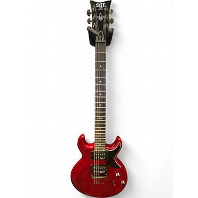 Used Schecter Guitar Research S-1SGR Red Solid Body Electric Guitar