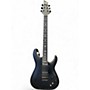 Used Schecter Guitar Research S HT SLS ELITE Black Solid Body Electric Guitar Black
