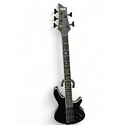 Used Schecter Guitar Research SCHECTER SLS Elite EVIL TWIN5 String Black Electric Bass Guitar
