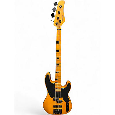 Used Schecter Guitar Research SESSION MODEL T Natural Electric Bass Guitar
