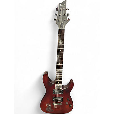 Used Schecter Guitar Research SGR C1 Wine Red Solid Body Electric Guitar