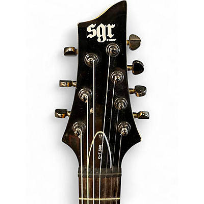 Used Schecter Guitar Research SGR C7 Silver Solid Body Electric Guitar