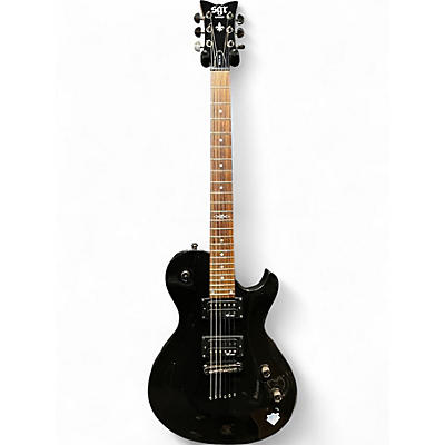 Used Schecter Guitar Research SGR Solo 6 Black Solid Body Electric Guitar