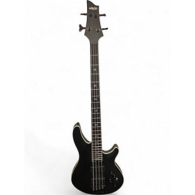 Used Schecter Guitar Research SLS ELITE 4 EVIL TWIN Black Electric Bass Guitar