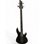 Used Schecter Guitar Research SLS ELITE 4 EVIL TWIN Black Electric Bass Guitar Black