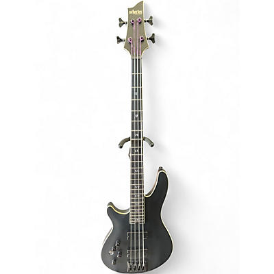 Used Schecter Guitar Research SLS ELITE-4 EVIL TWIN Satin Black Electric Bass Guitar