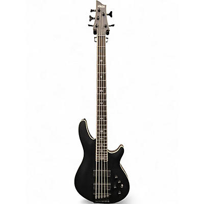 Used Schecter Guitar Research SLS ELITE-5 EVIL TWIN Satin Black Electric Bass Guitar