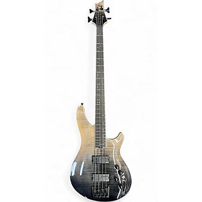 Used Schecter Guitar Research SLS Elite-4 Black Fade Burst Electric Bass Guitar
