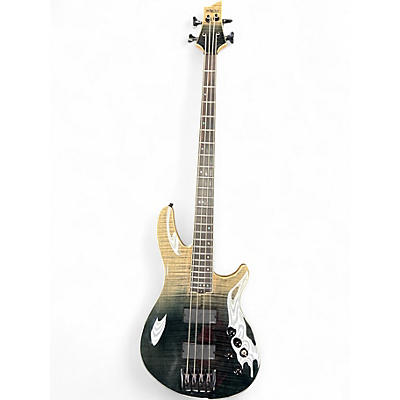 Used Schecter Guitar Research SLS Elite-4 Black Fade Burst Electric Bass Guitar