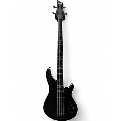 Used Schecter Guitar Research SLS Elite 4 Evil Twin Satin Black Electric Bass Guitar