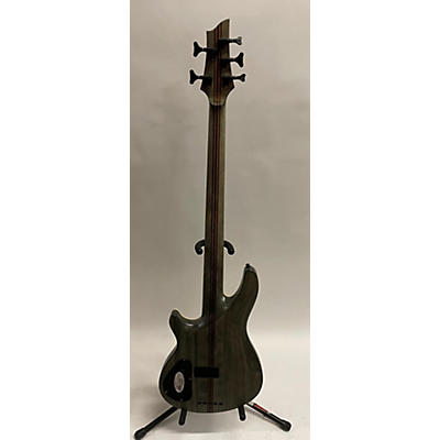 Schecter Guitar Research Used Schecter Guitar Research SLS Elite-5 Evil Twin Black Electric Bass Guitar