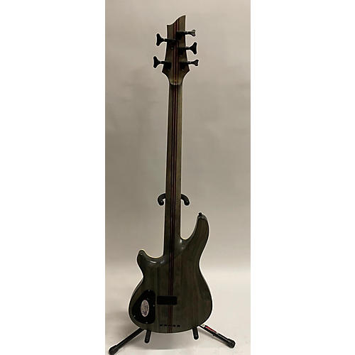 Schecter Guitar Research Used Schecter Guitar Research SLS Elite-5 Evil Twin Black Electric Bass Guitar Black