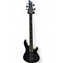 Used Schecter Guitar Research SLS Elite-5 Evil Twin Satin Black Electric Bass Guitar Satin Black