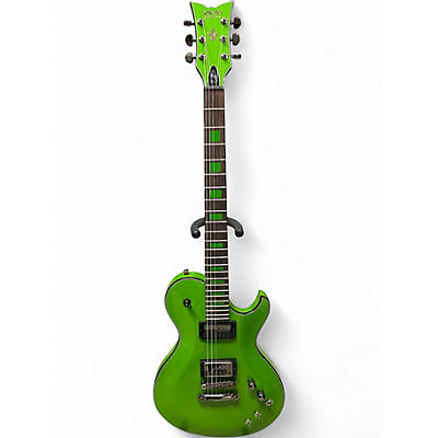 Used Schecter Guitar Research SOLO 6 KENNY HICKEY Slime Green Baritone Guitars