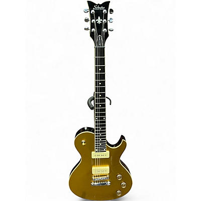 Used Schecter Guitar Research SOLO 6 LIMITED Gold Solid Body Electric Guitar