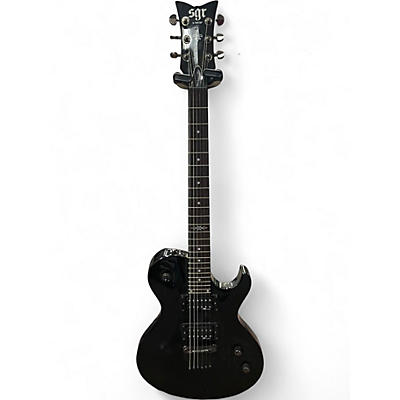 Used Schecter Guitar Research SOLO-6-SGR Black Solid Body Electric Guitar
