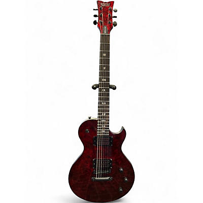 Used Schecter Guitar Research SOLO II APOCALYPSE RED Solid Body Electric Guitar