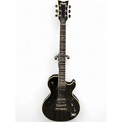 Used Schecter Guitar Research SOLO-II BLACKJACK Black Solid Body Electric Guitar