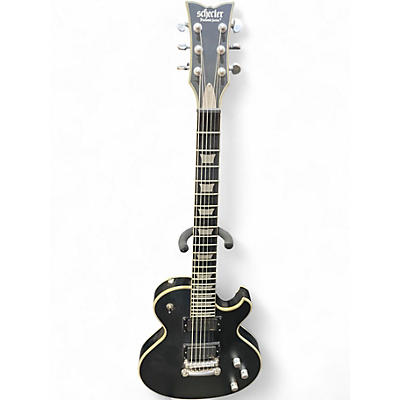 Used Schecter Guitar Research SOLO II PLATINUM Satin Black Solid Body Electric Guitar