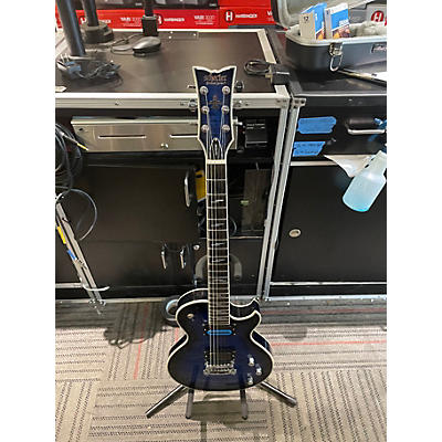 Used Schecter Guitar Research SOLO II SUPREME SEE THRU BLUE BURST Solid Body Electric Guitar