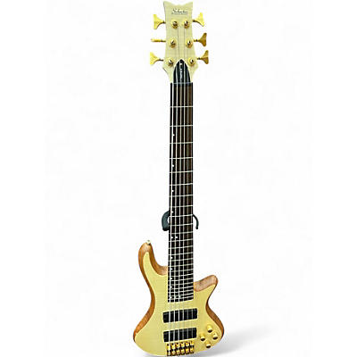 Used Schecter Guitar Research SSTILETO STUDIO 6 Natural Electric Bass Guitar
