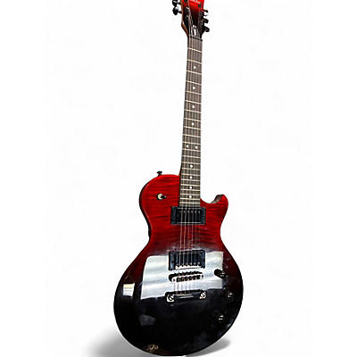 Used Schecter Guitar Research STANDARD DIAMOND SERIES SOLO II Red to Black Fade Solid Body Electric Guitar