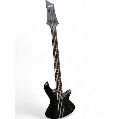 Used Schecter Guitar Research STEALTH 4 BLACK Electric Bass Guitar