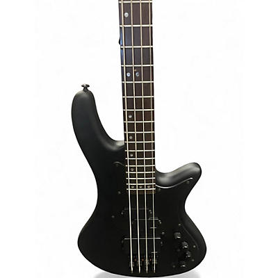 Used Schecter Guitar Research STEALTH 4  Black Electric Bass Guitar