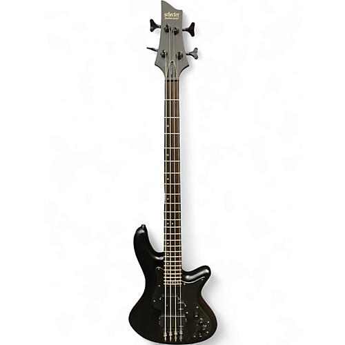 Used Schecter Guitar Research STEALTH 4 Black Electric Bass Guitar Black