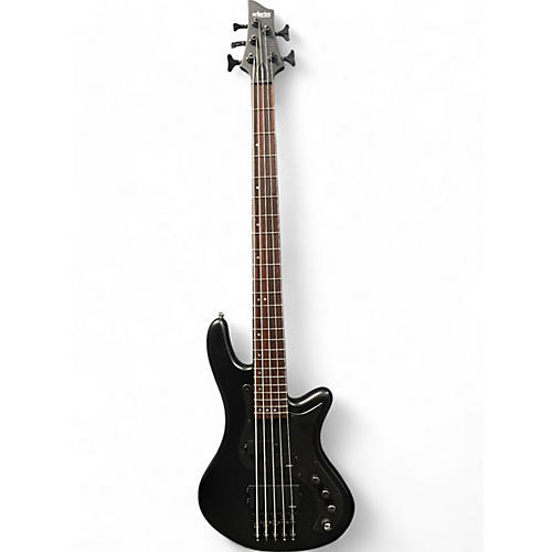 Schecter Guitar Research Used Schecter Guitar Research STEALTH 5 Black Electric Bass Guitar Black