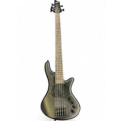 Used Schecter Guitar Research STEALTH 5 Black Electric Bass Guitar