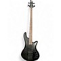 Used Schecter Guitar Research STEALTH BLACK Electric Bass Guitar BLACK