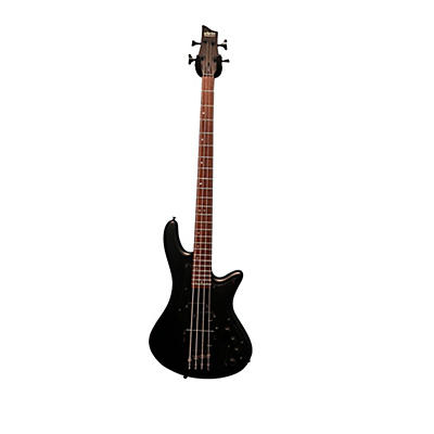 Schecter Guitar Research Used Schecter Guitar Research STEALTH Black Electric Bass Guitar