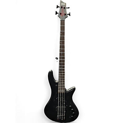 Used Schecter Guitar Research STEALTH4 Black Electric Bass Guitar