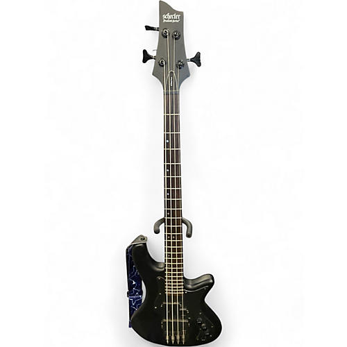 Used Schecter Guitar Research STEATH-4 Black Electric Bass Guitar Black