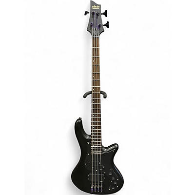 Used Schecter Guitar Research STILETTO STEALTH 4 Black Electric Bass Guitar
