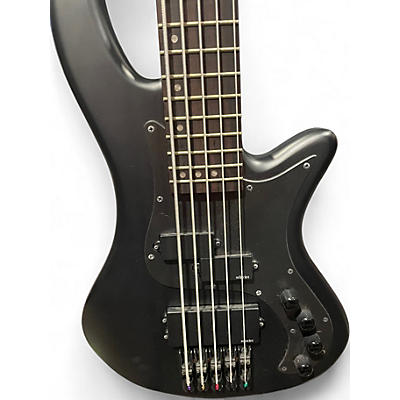 Used Schecter Guitar Research STILETTO STEALTH-5 Black Electric Bass Guitar