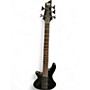 Used Schecter Guitar Research STILETTO STEALTH 5 LH Satin Black Electric Bass Guitar Satin Black